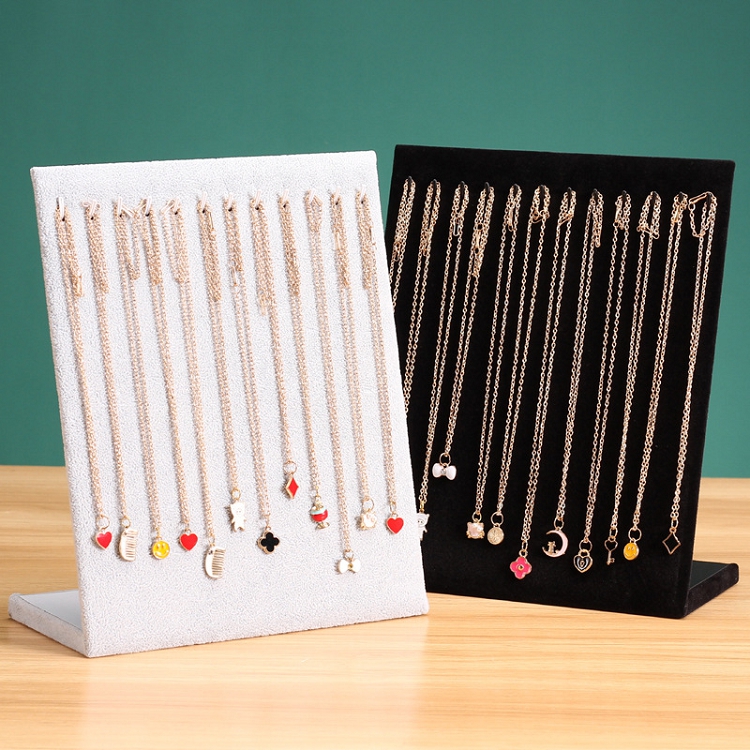 L board Earring storage rack household pendant necklace jewelry rack bracelet earrings jewelry shelf display props