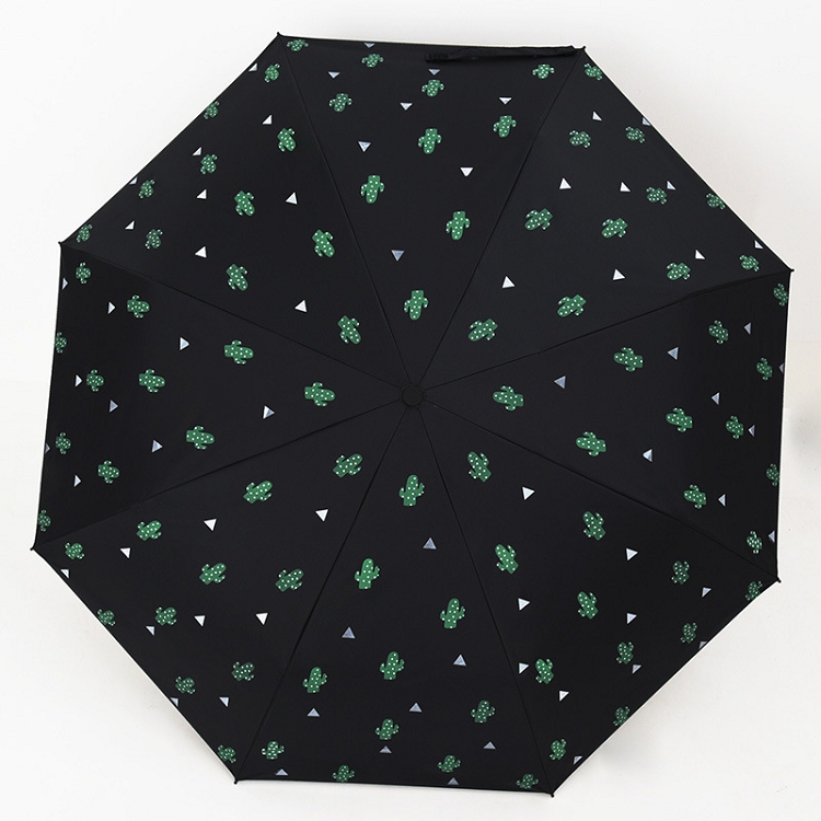 Ins wind outdoor folding literary sunshade compact portable sunscreen umbrella sunny and rain dual-use sun umbrella