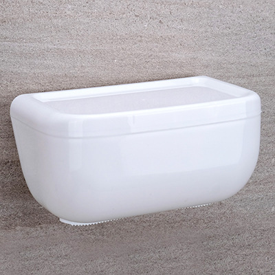 Large nail-free and traceless oval wall hanging large capacity waterproof mobile phone shelf paper towel box