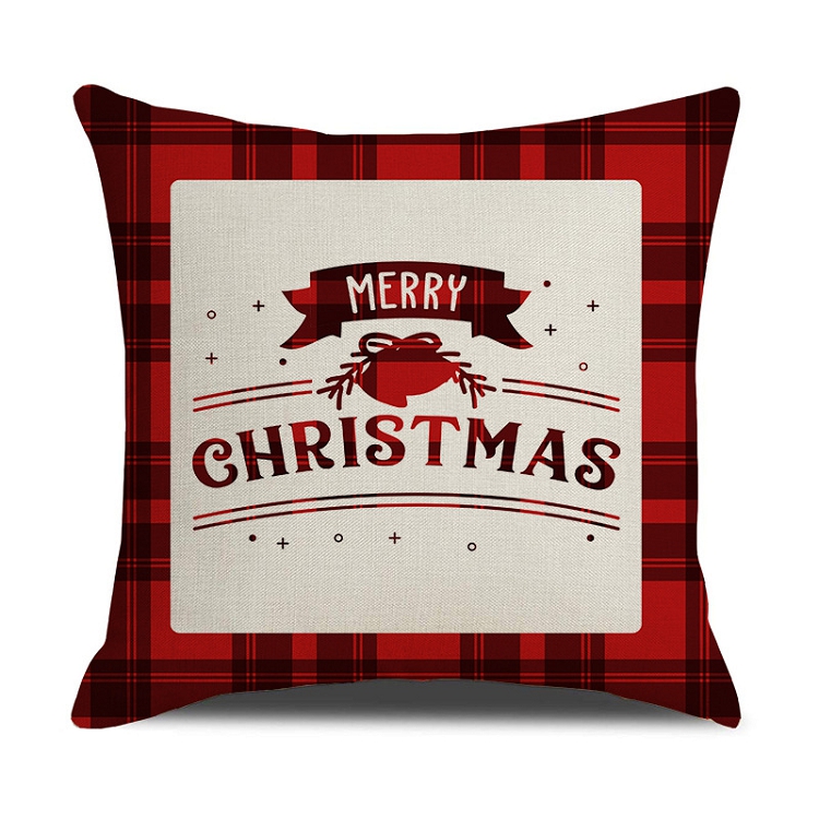 Amazon 2021 New Christmas printed Pillow case Living room sofa bedroom supplies Pillow case pillow pillow