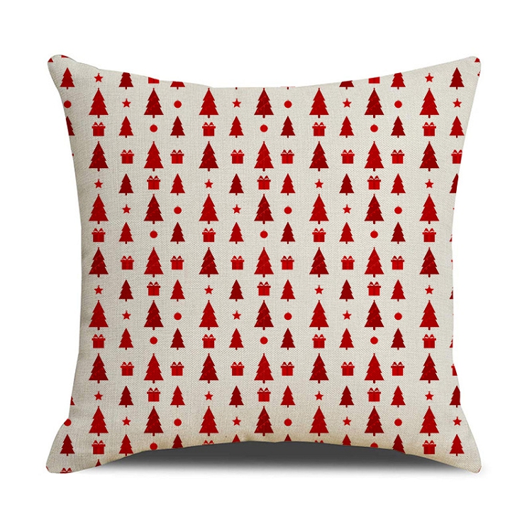 Amazon 2021 New Christmas Printed Pillowcase living room Sofa bedroom supplies Pillowcase waist cushion