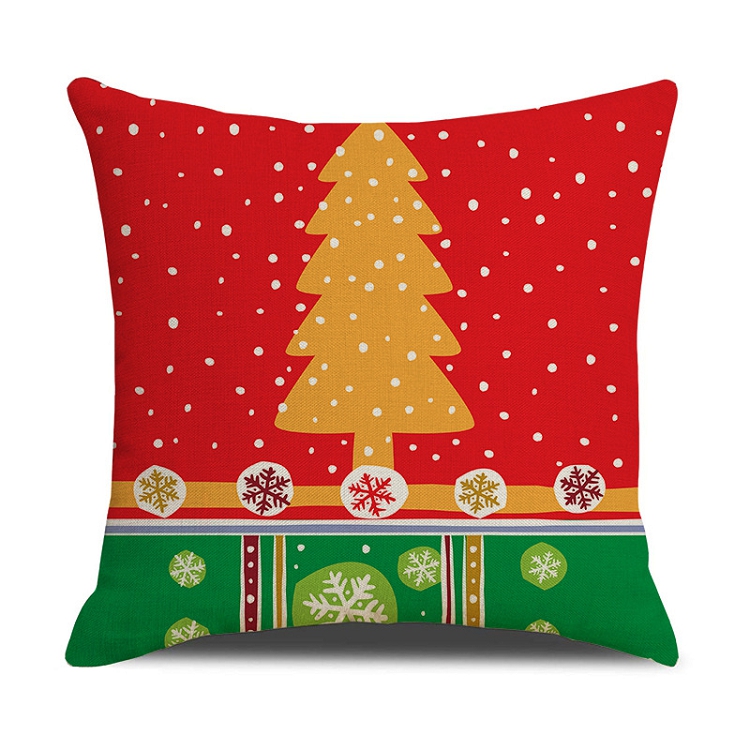 2021 Christmas linens digital Printed pillowcase car sofa seat cushion waist Cushion Home products manufacturers direct sales