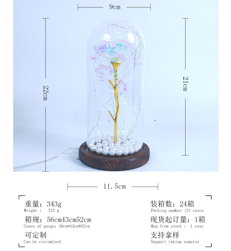 Eternal dandelion flower preserved dandelion in glass dome  JM-242-88