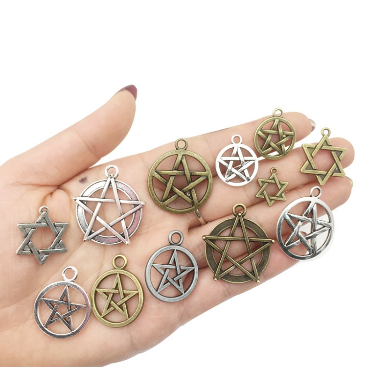 300PCS DIY Jewelry Accessory Retro Alloy Cross Pendant for Crafts Home Jewelry