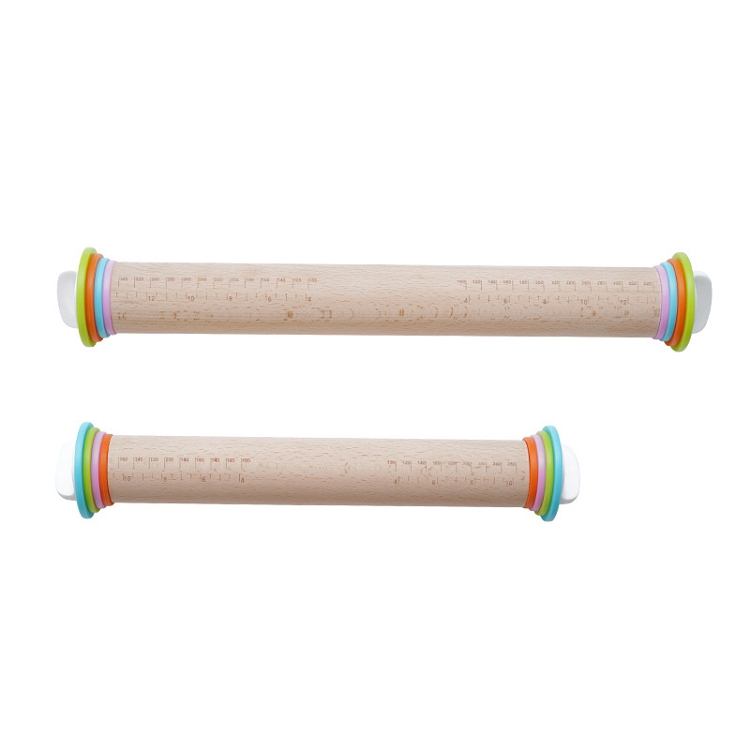 Domestic ju wood rolling pin can be adjusted with rolling stick size wood flour stick pressure the wrappers tools