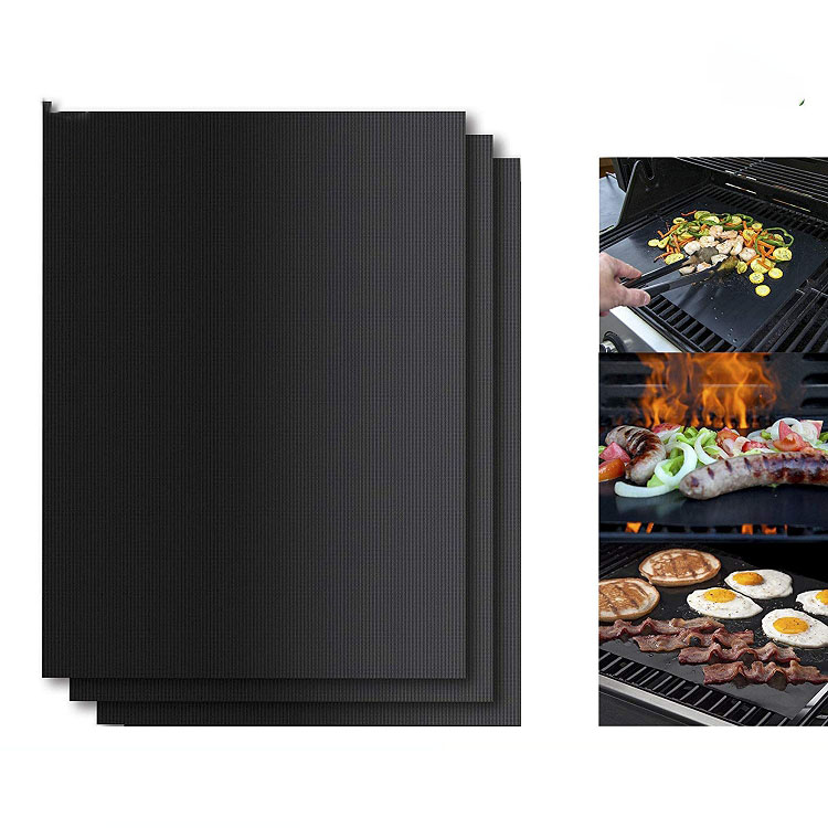Repeated use of home baking paper BBQ grill mat tarps non-stick coating pad with baking oven