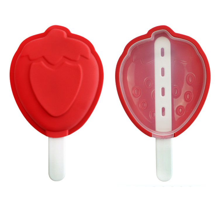 Web celebrity 3 d ice cream ice cream silicone mold with cover creative hand-made Popsicle Popsicle tool children's home