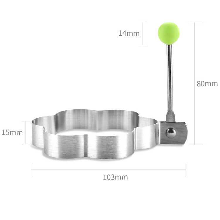 High quality kitchen gadgets stainless steel anti-scalding fried egg beater egg beater onion cut sugar cubes core remover