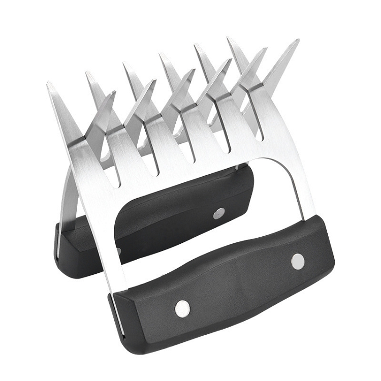 Stainless Steel Barbecue Fork Manual Pull Shred Pork Clamp Roasting Fork Kitchen BBQ Tools Tearing Meat Shredder Bear Claws