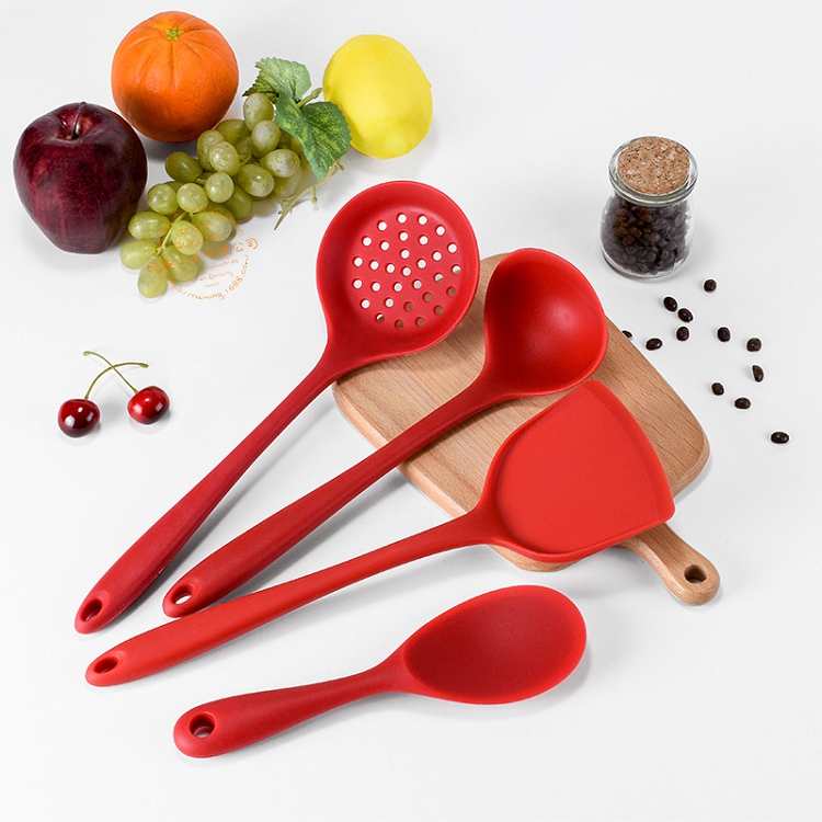 Cooking Tools Set Kitchenware Cooking Tools Soup Rice Spoon Spatula Premium Silicone Kitchen Cooking Utensils Set