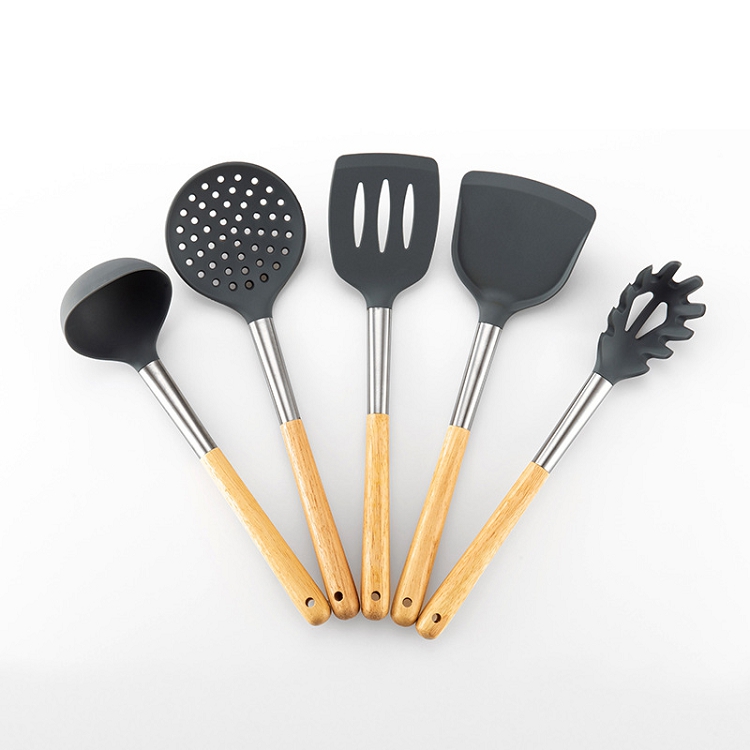Wholesale food grade silicone cooking tools 12-piece cooking utensil set