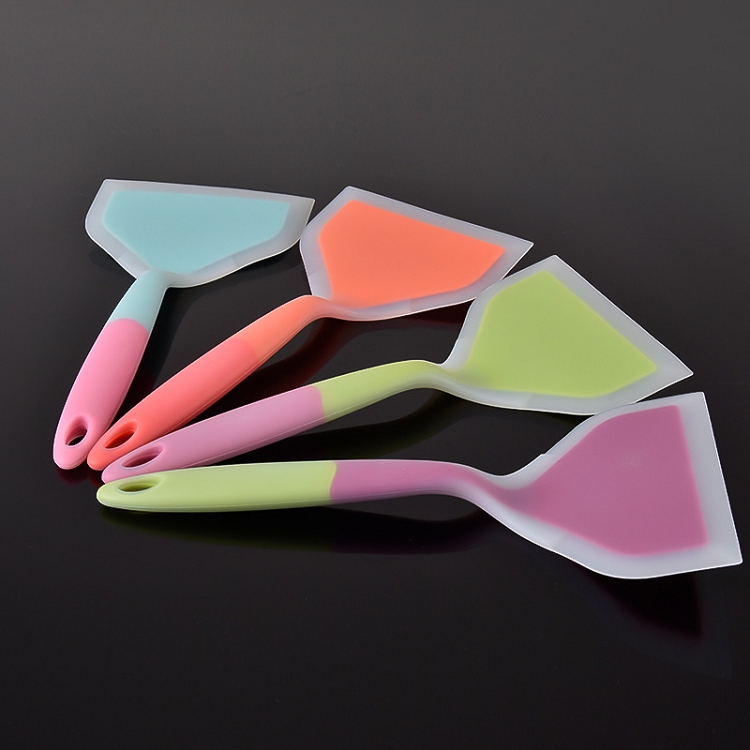 kitchen tools nonstick silicone shovel food grade pan silicone spatula utensil set for cooking