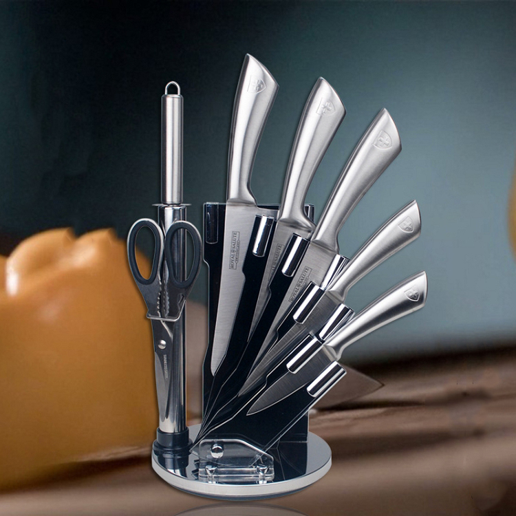 High grade household Kitchen Cooking Chef Stainless Steel Kitchen Knife Set