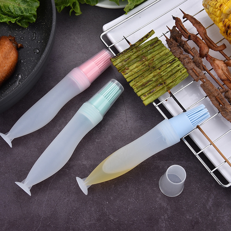 BBQ/Pastry Basting Brushes Silicone Cooking Grill Barbecue Baking Pastry Oil/Honey/Sauce Bottle Brush