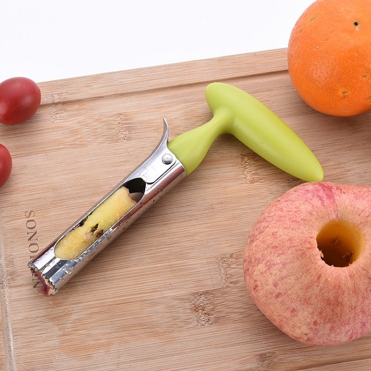 Hot sale Kitchen Gadgets Stainless Steel clip Pear Fruit Seed Remover Apple Corer