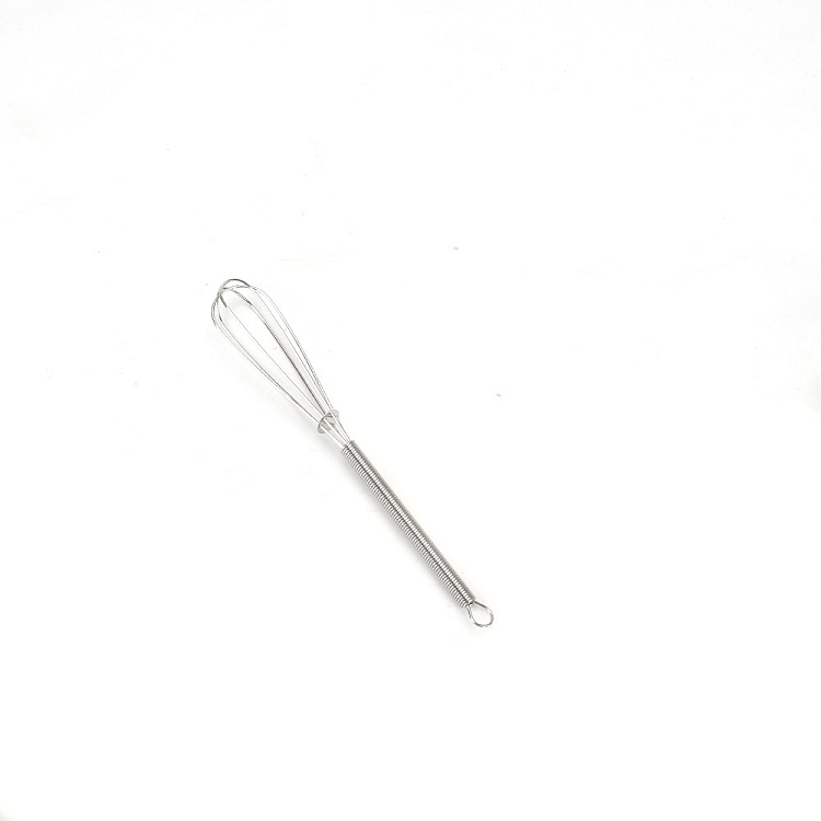 Stainless Steel Mini Spring Handle Manual Whisk Small Egg Whisk Cream Whisk