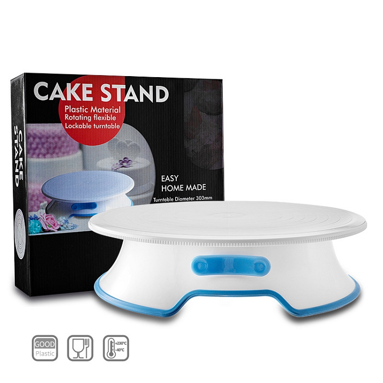 Cross-border spot detachable and rotatable-fixed adjustment decorating table large turntable cake decorating turntable