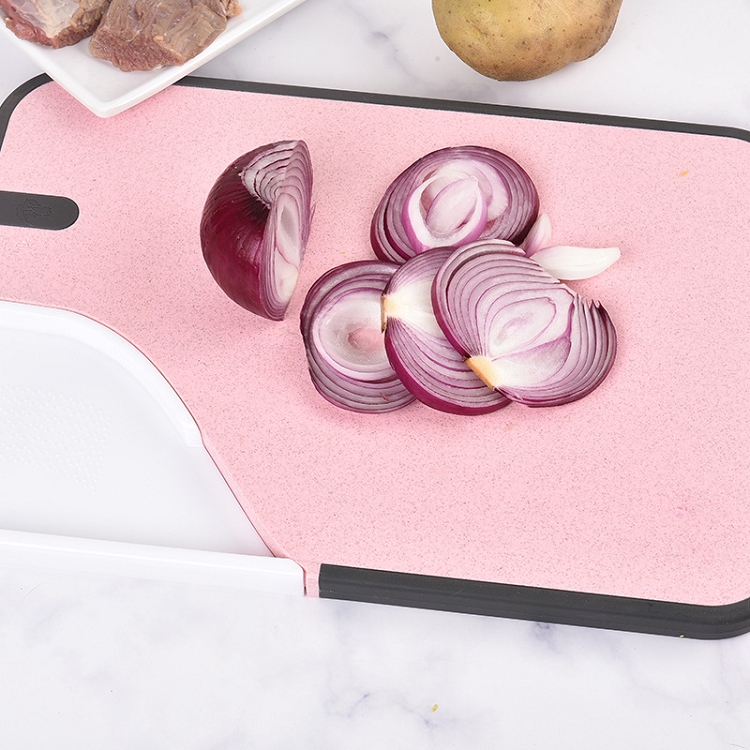 kitchen tool multifunctional wheat stalk cutting board non-slip cutting board with disassembly and assembly grinder fruit and vegetable cutting board