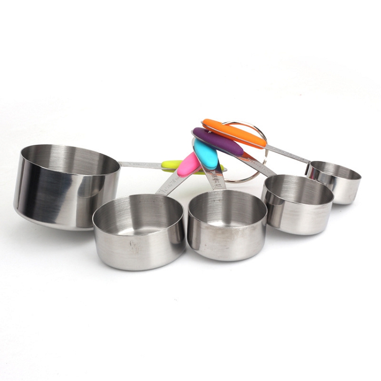 copper measuring cups and spoons set stainless steel silicone measuring cup tablespoon measuring spoon set