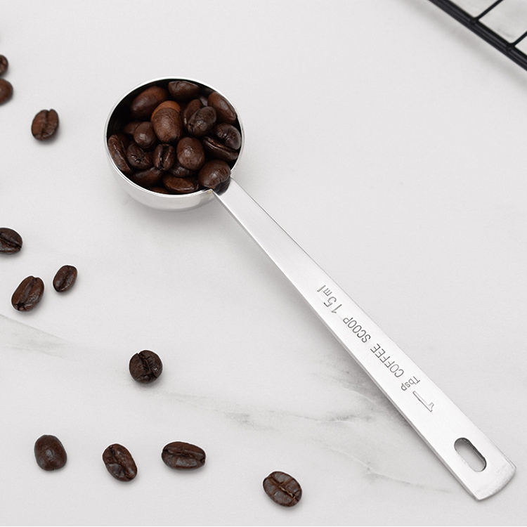 Stainless Steel Coffee Measuring Spoon Scoop Baking Measuring Tools