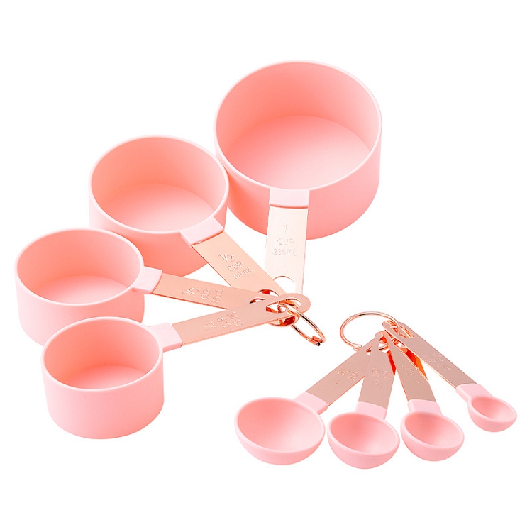 8pcs Silicone Cooking Utensil Set, Minimalist Pink Kitchen Gadget Tool Set  For Home