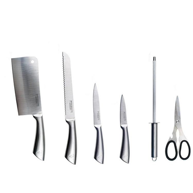 Good quality kitchen accessories 8 pcs knife set stainless steel kitchen knife set