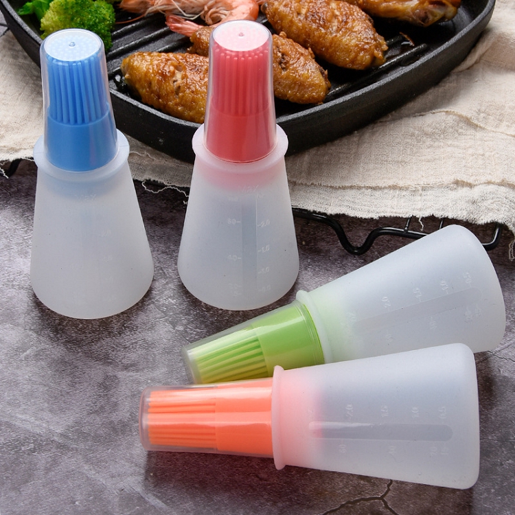 2021 China Kitchen Gadgets Tools Set Silicone BBQ Oil Bottle Oil Brush