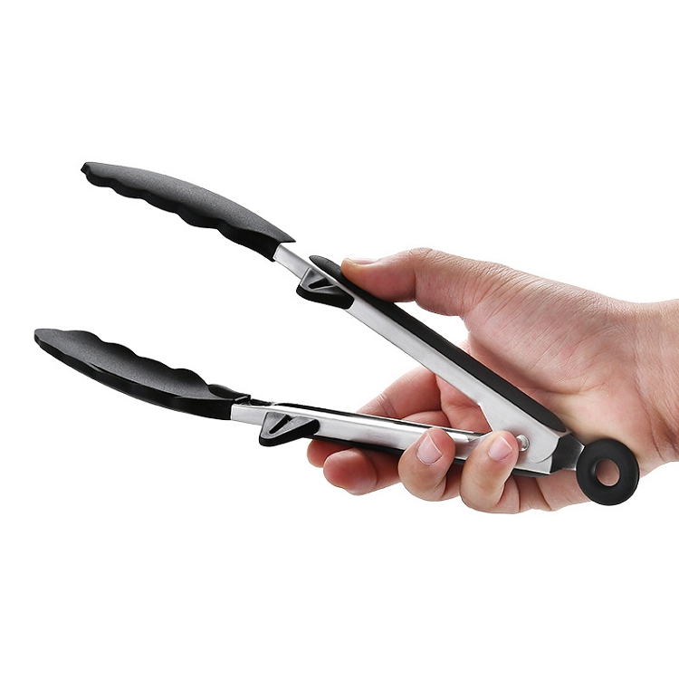 Silicone Kitchen Tongs pack of 3 Stainless Steel Food Tongs With Silicone Tips for Extra Grip