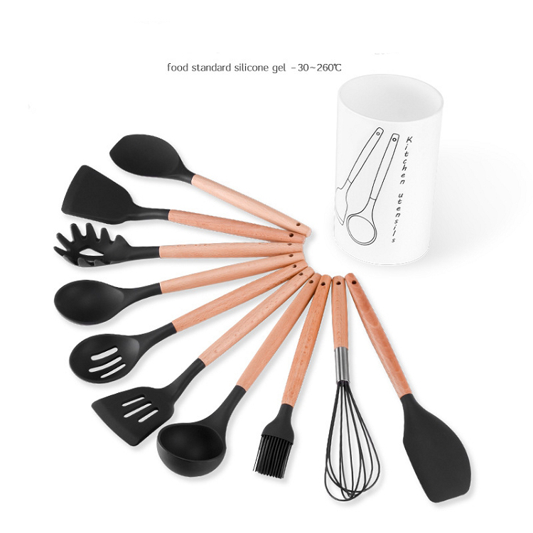 Best price silicon spoon kitchen tools silicone kitchen tool set