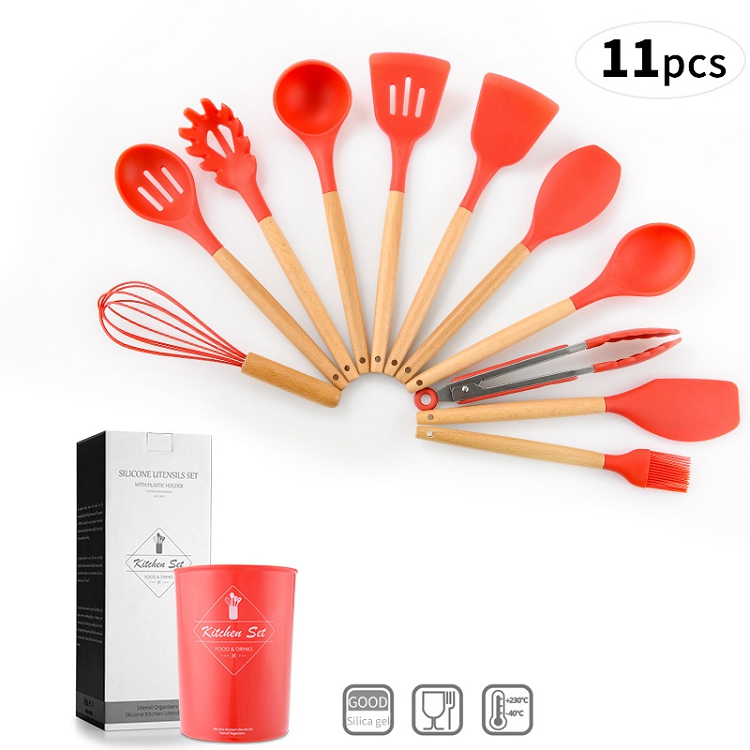 New Trending Cooking Tools Silicone Chinese Kitchenware Sets