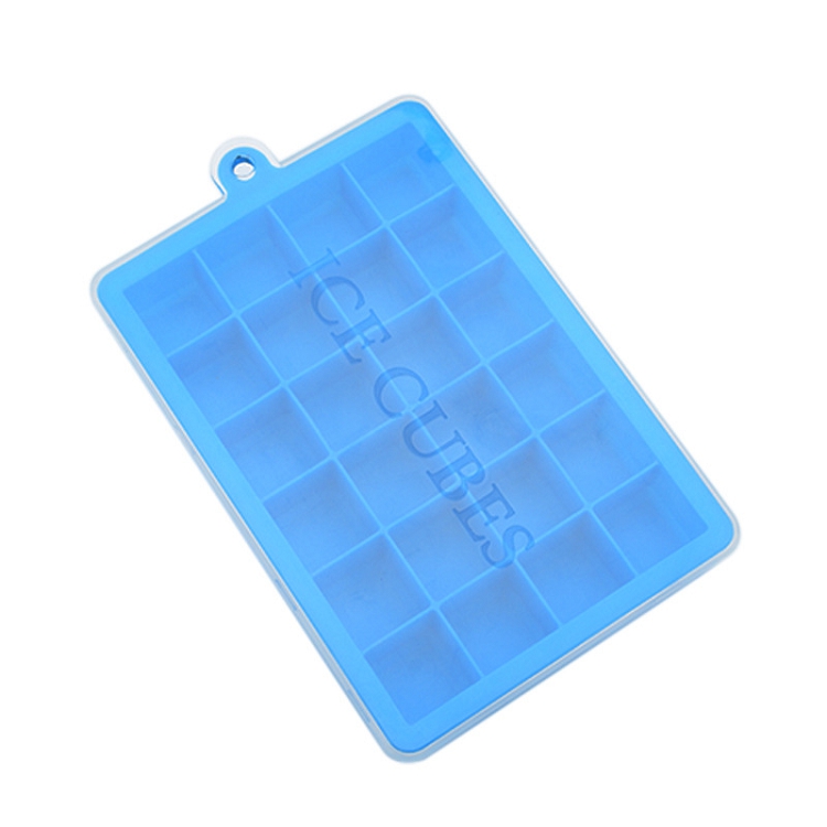 Amazon High Quality Easy Release Ice Jelly Pudding Maker Mold 21 Cavity Ice Cube Trays with Lid Silicone Ice Tray Molds