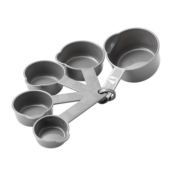 Multi function plastic measuring cups and spoons set