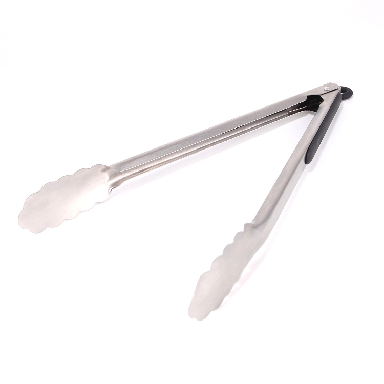 Multipurpose Non-Slip Stainless Steel 14 Inch Food Tong for Salad