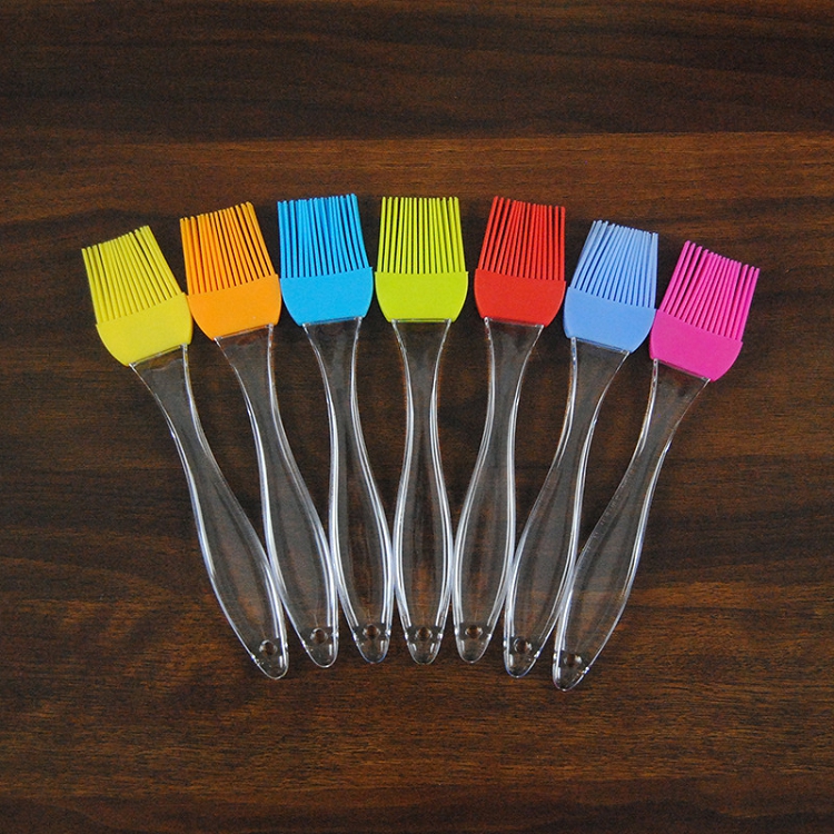 Food grade silicone cooking soft and removable oil brush