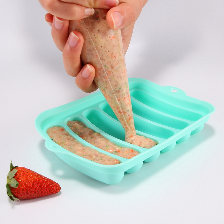 Kitchen Meat Chicken Hot Dog DIY Red Green Silicone Baking Sausage Mould