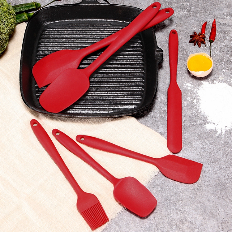 Hot Sale Cooking Silicone 6 Pieces Kitchen Baking Accessories Spatula Kitchen Tools Gadgets Utensils Sets 1 buyer