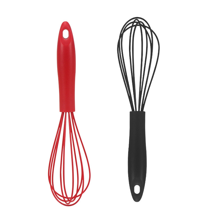 Manufacture Stainless Steel Whisk with Silicone Handle for Kitchen Egg Beater