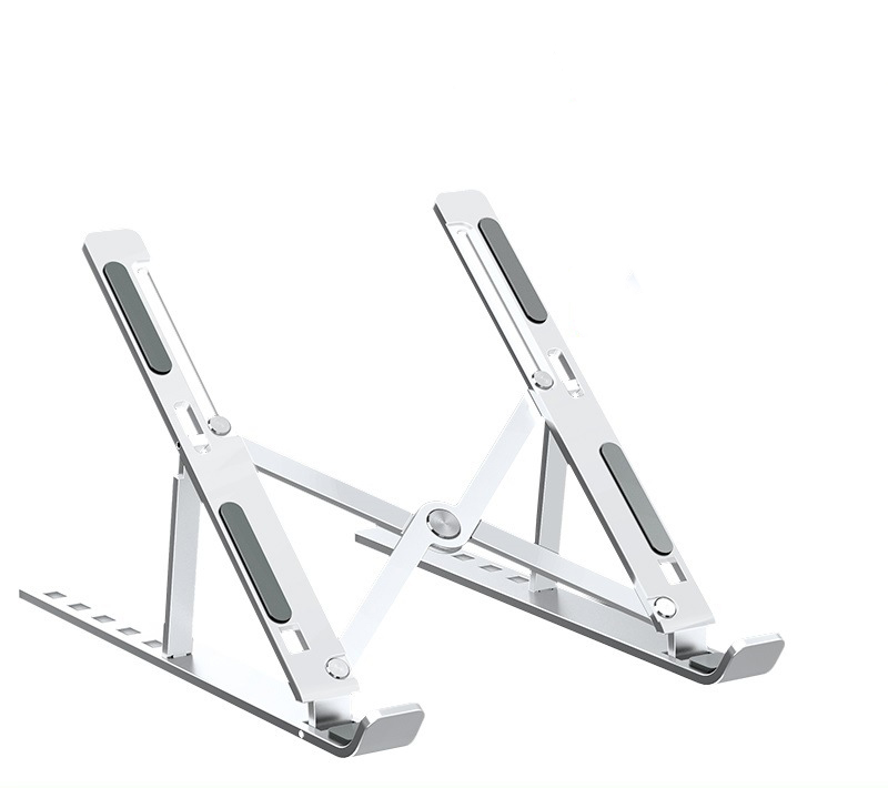 wholesale good quality Aluminium On Desk Laptop Support Folding Portable Adjustable shelf laptop stand