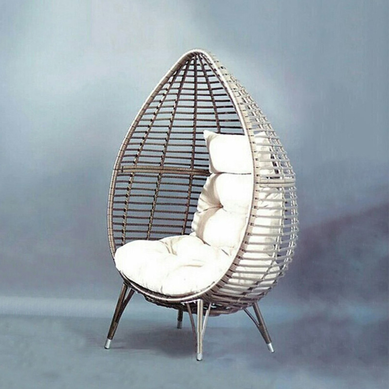 2021 new modern patio set furniture rattan egg pod chair