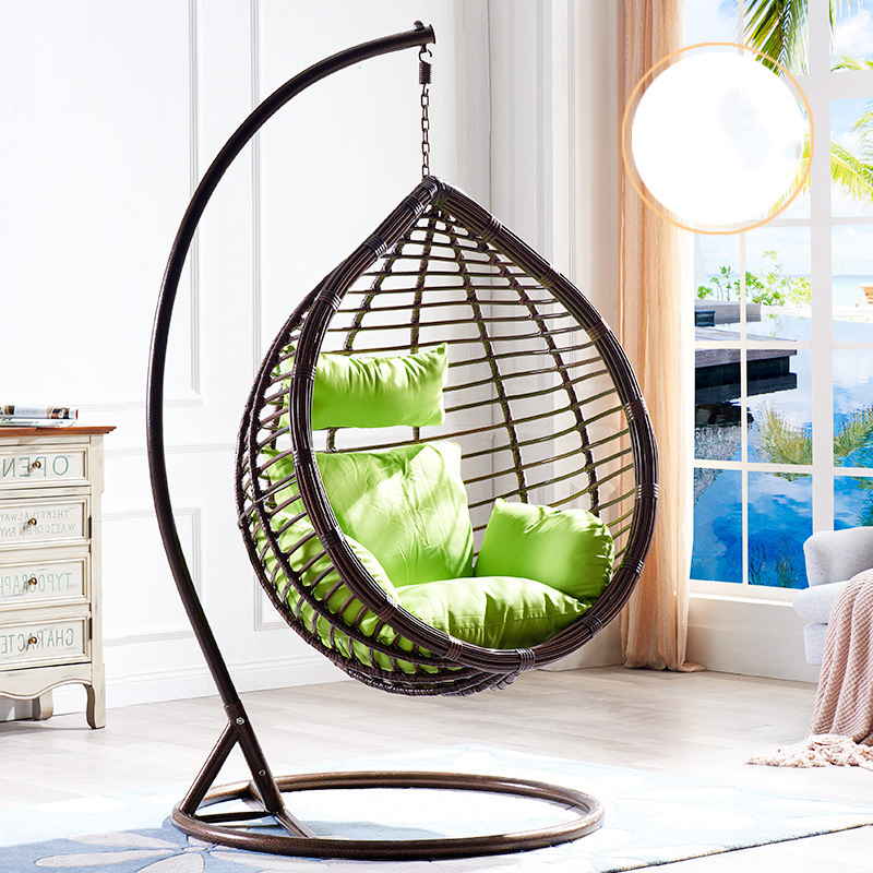 Spot wholesale indoor living room hanging leisure swing chair bird's nest shape hanging chair home balcony rest for sale