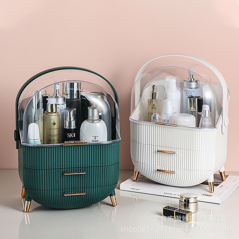 Light luxury cosmetics skin care product storage box bedroom furniture storage cabinet modern minimalist makeup storage personality