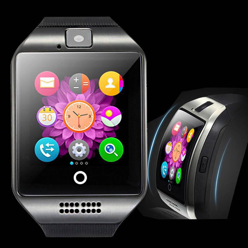 Smart Watch Q18 With Camera Facebook Whatsapp Twitter Sync SMS GT08 DZ09 U8 Support Android for iPhone Smartwatch
