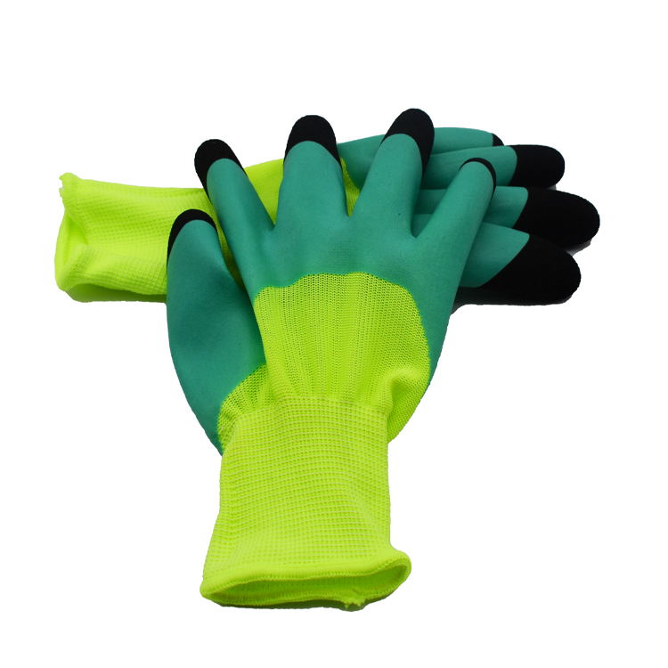 SH-011   Worker protection Absorb sweat breathe freely wear proof skid resistance work latex glove