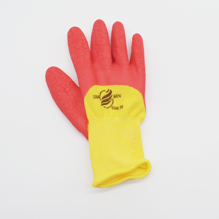 Thicken Latex Coated Wear Resistant Hand Protection Garden Construction Heavy Duty Work Safety Glov