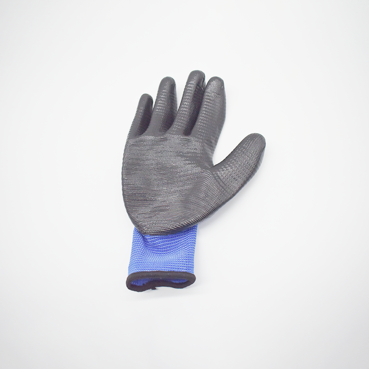 Anti oil hand protection nitrile safety working coating glove