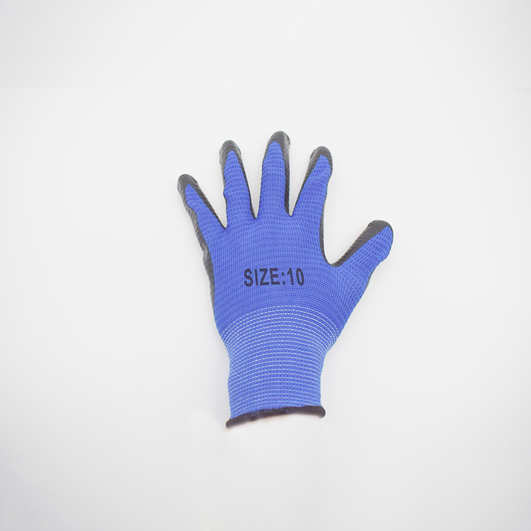 Anti oil hand protection nitrile safety working coating glove