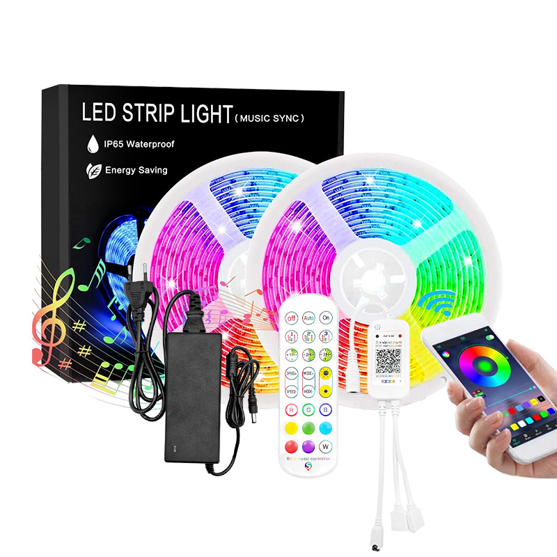 LED Lamp Wlth Set 7.5m 135 Lamp 10m 180 Lamp Bluetooth 5050rgb Colorful Bare Board Led Lamp With input voltage 12 (V) LED