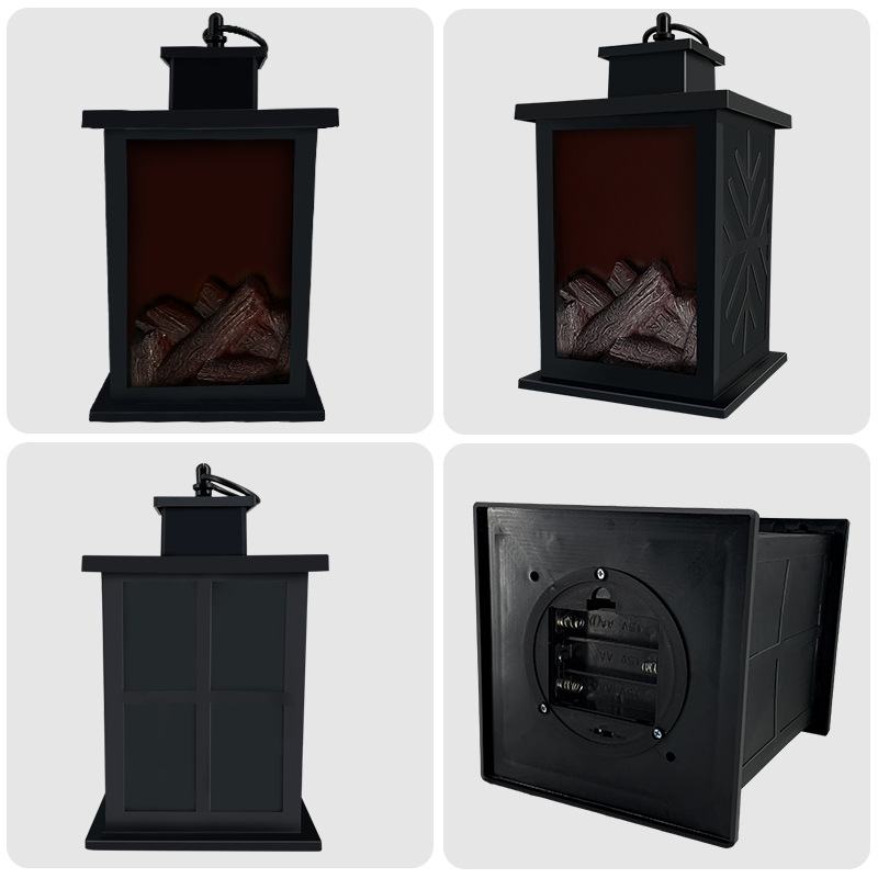 Fireplace Wind Lamp Household Craft LED Too Simulation Flame Carbon Light Landscape Light