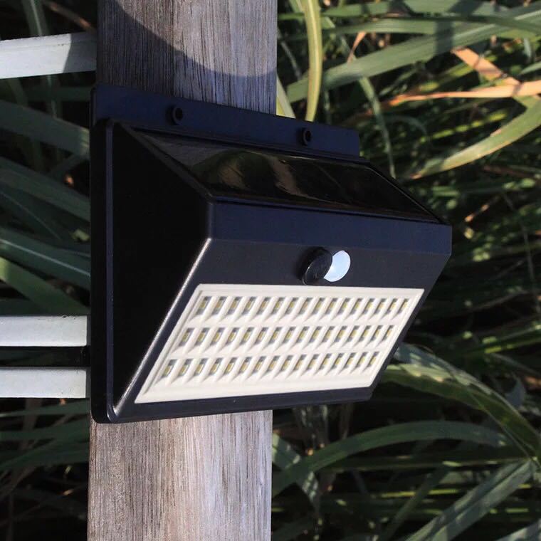 48LED Solar Sensor Light Outdoor Landscape Light Courtyard Light Control Wall Light