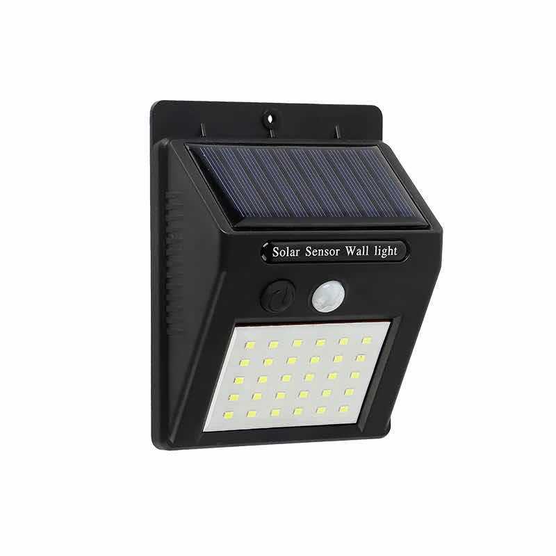 Factory Solar Wall Light Waterproof ip65 Garden Wall Lighting Solar Security Light With Motion Sensor Outdoo